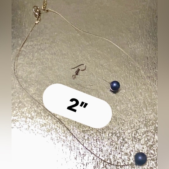 🖤TAHITAN PEARLS, Gold chain and earrings🖤 - Picture 10 of 13